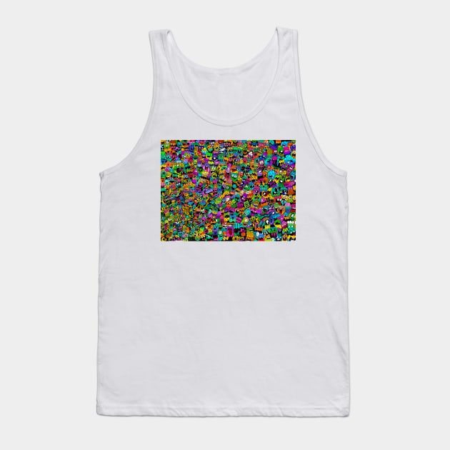 Imaginative Doodle Tank Top by Nynjamoves